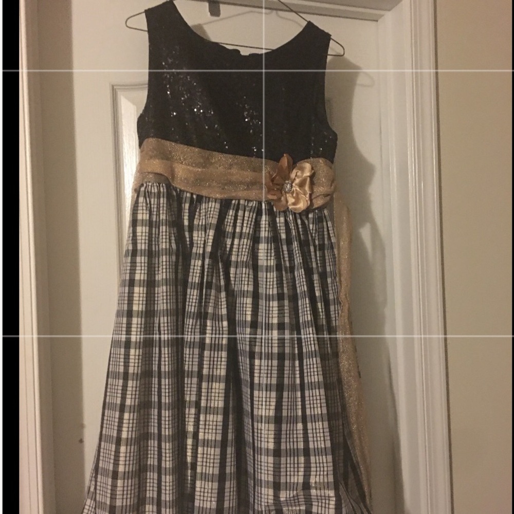Girls SZ 16.5 - Sequins with Tule Dress by Bloome